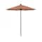 California Umbrella 7.5' Black Aluminum Market Patio Umbrella, Sunbrella Dolce Mango 194061334553 - alternate 1